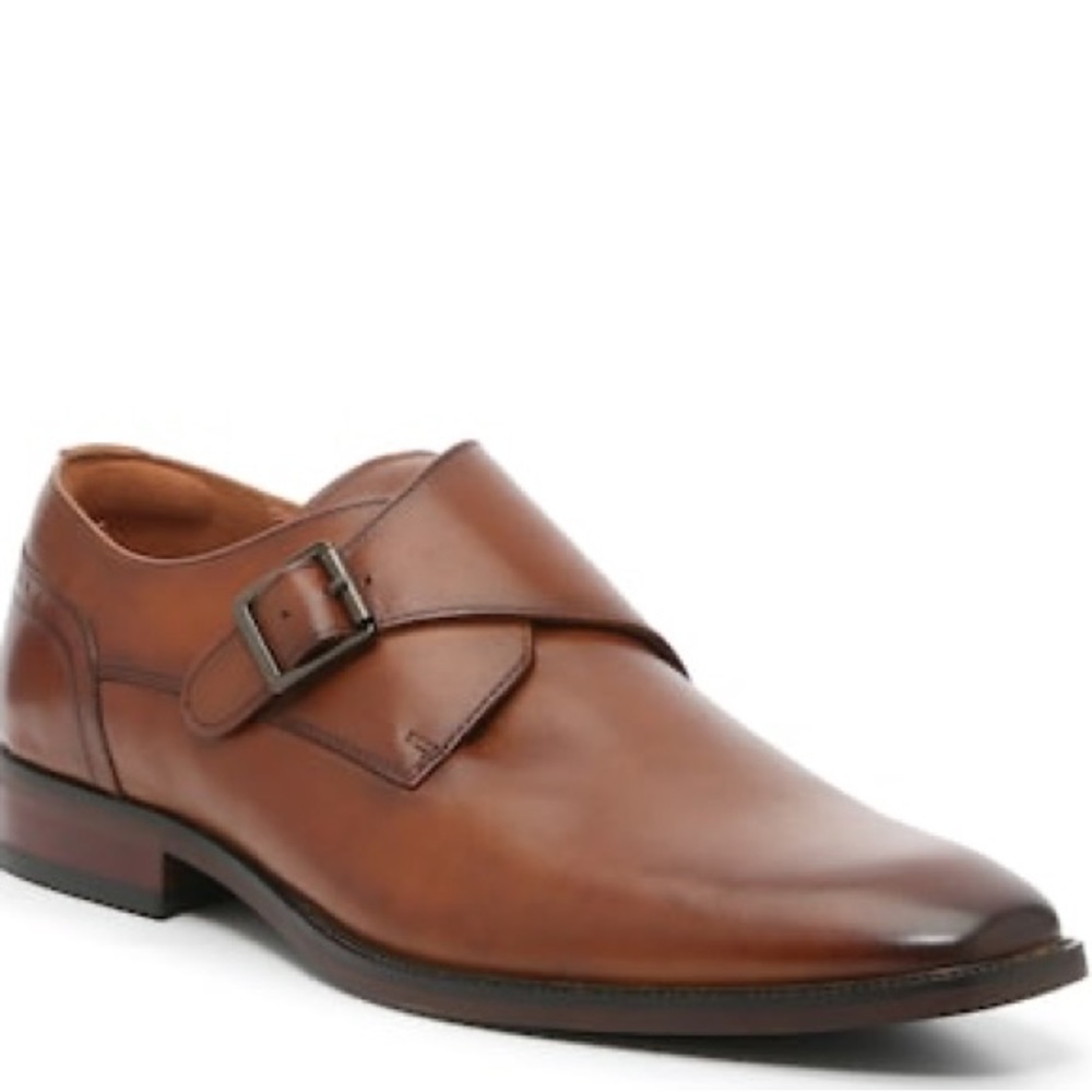 Florsheim Sorrento Monk Strap Slip-On brown Men’s shoe size 10M - Picture 1 of 9